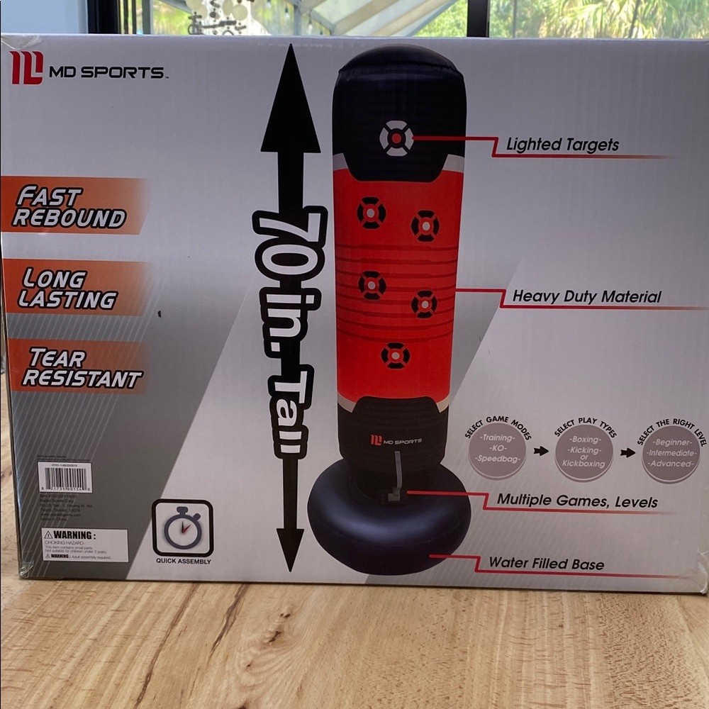 Brand new in box MD Sports Heavy Duty Kickboxing Bag - Picture 2 of 4